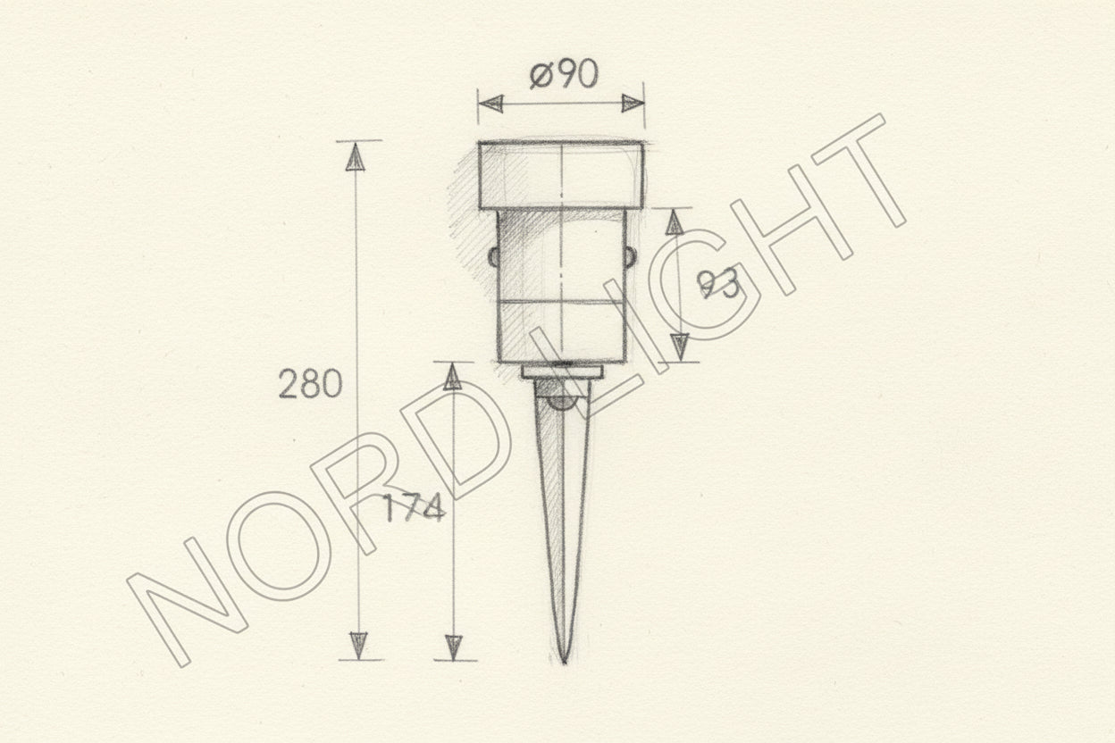ORION SPIKE PRO – דוקרן גינה מקצועי LED 6W