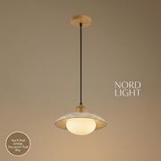 מנורת תלייה NORD STONE – טרוונטין טבעי