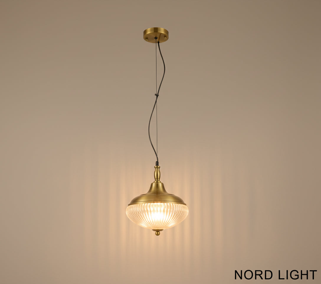 
Aurex 510 Pendant L – גוף תאורה תלוי גדול בגוון זהב