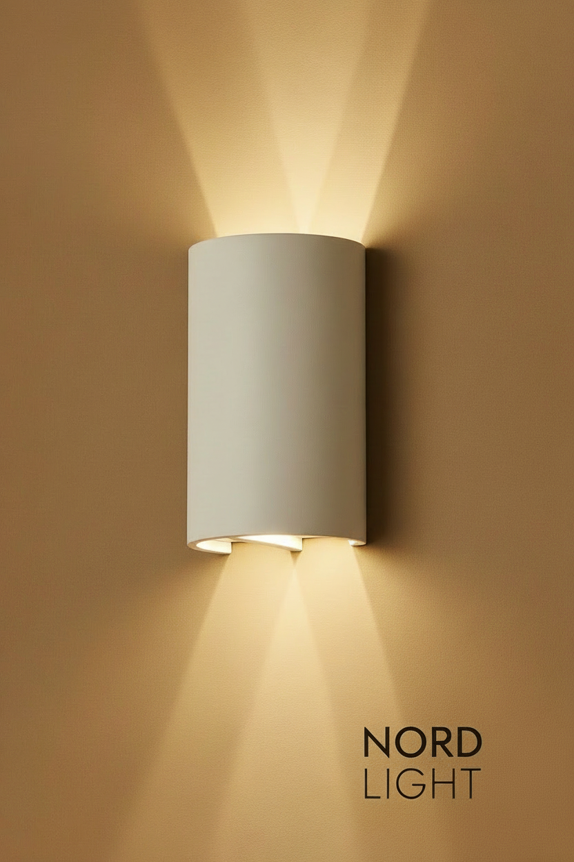 גוף תאורה אפ-דאון Gor 4 Elite מאלומיניום יצוק בצבע לבן