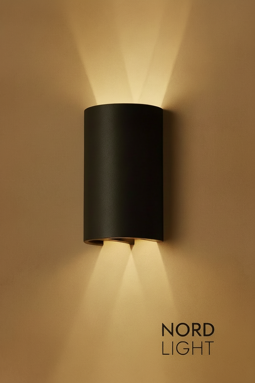 מנורת קיר מוגנת מים לבחוץ אפ דאון יוקרתי 