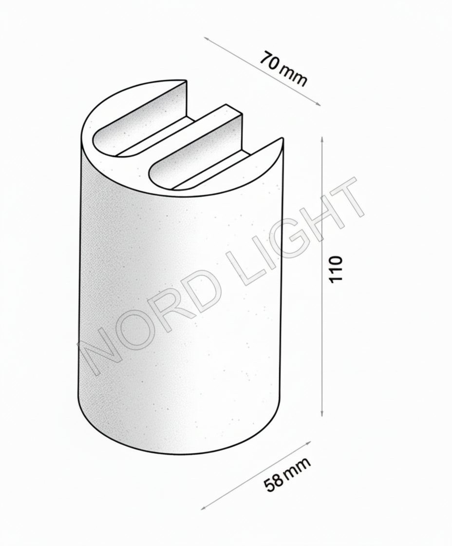 Gor 4 Elite – אפ-דאון יוקרתית מאלומיניום CNC חוץ ip 54