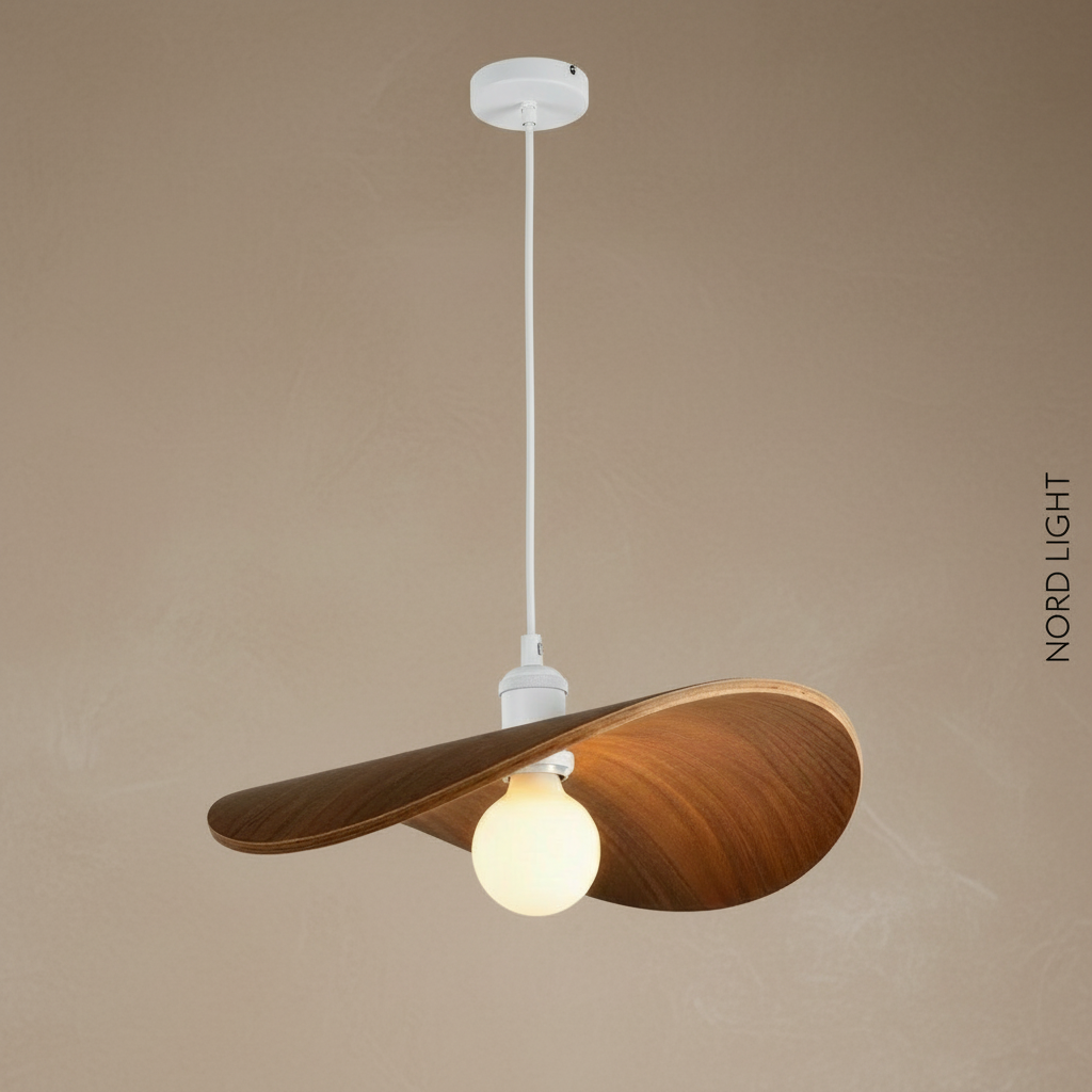 מניפת עץ דקורטיבית – דגם Breeze Wood