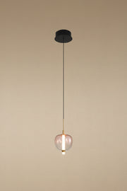 ANZIS ORB – מנורת תלייה מזכוכית ופליז בעיצוב יוקרתי | 3 גימורים לבחירה