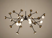 ASTRAEON DIM 100 – שנדליר עיצובי רב־זרועות עם עמעום חכם