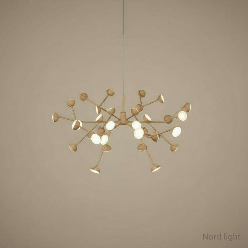 ASTRAEON DIM 100 – שנדליר עיצובי רב־זרועות עם עמעום חכם