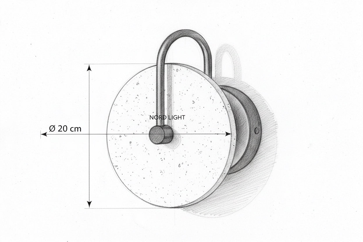 SHADOWA – מנורת קיר  טרוונטין אדריכלית לאור עקיף | LED 4W CCT