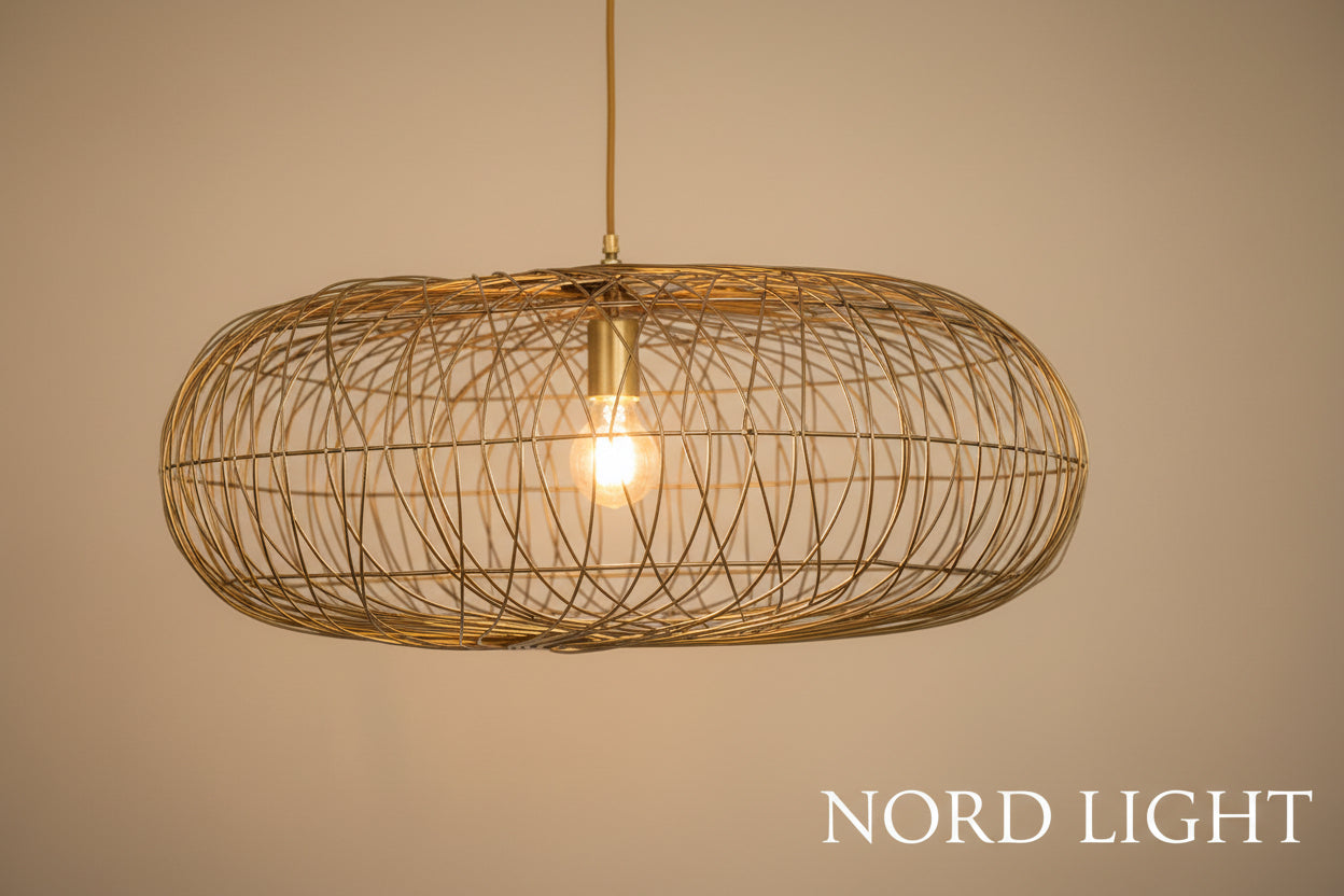 ORBITA 70 – מנורת תלייה מברזל אומנותי