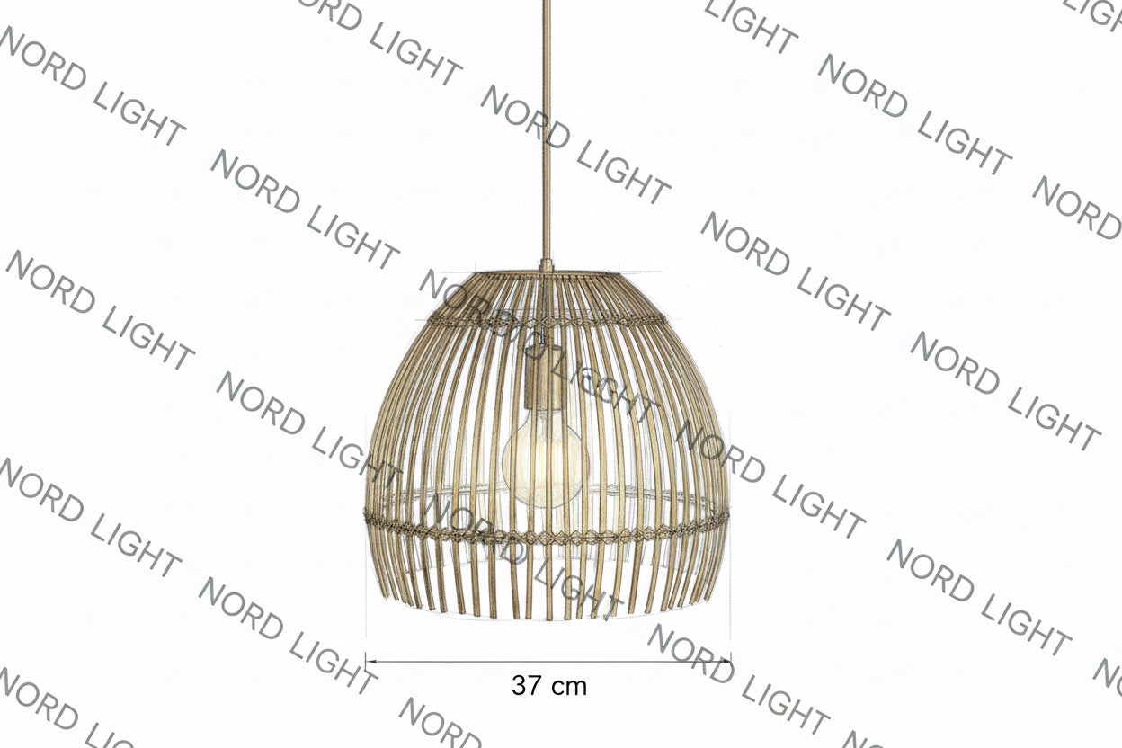 AURELIA 37 – מנורת תלייה מתכת בגוון פליז מושחר