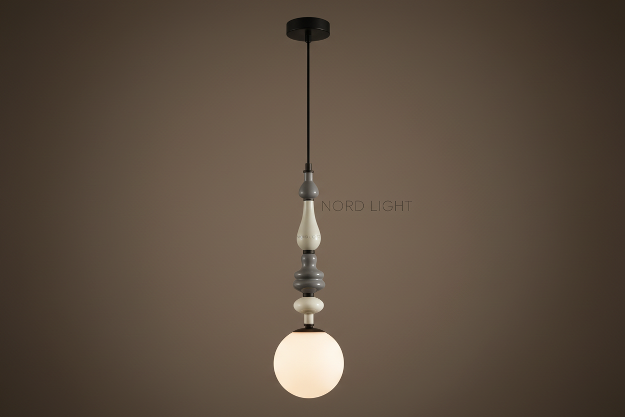 NORD CERAMICA 9268
גוף תאורה תלוי דקורטיבי מקרמיקה וזכוכית