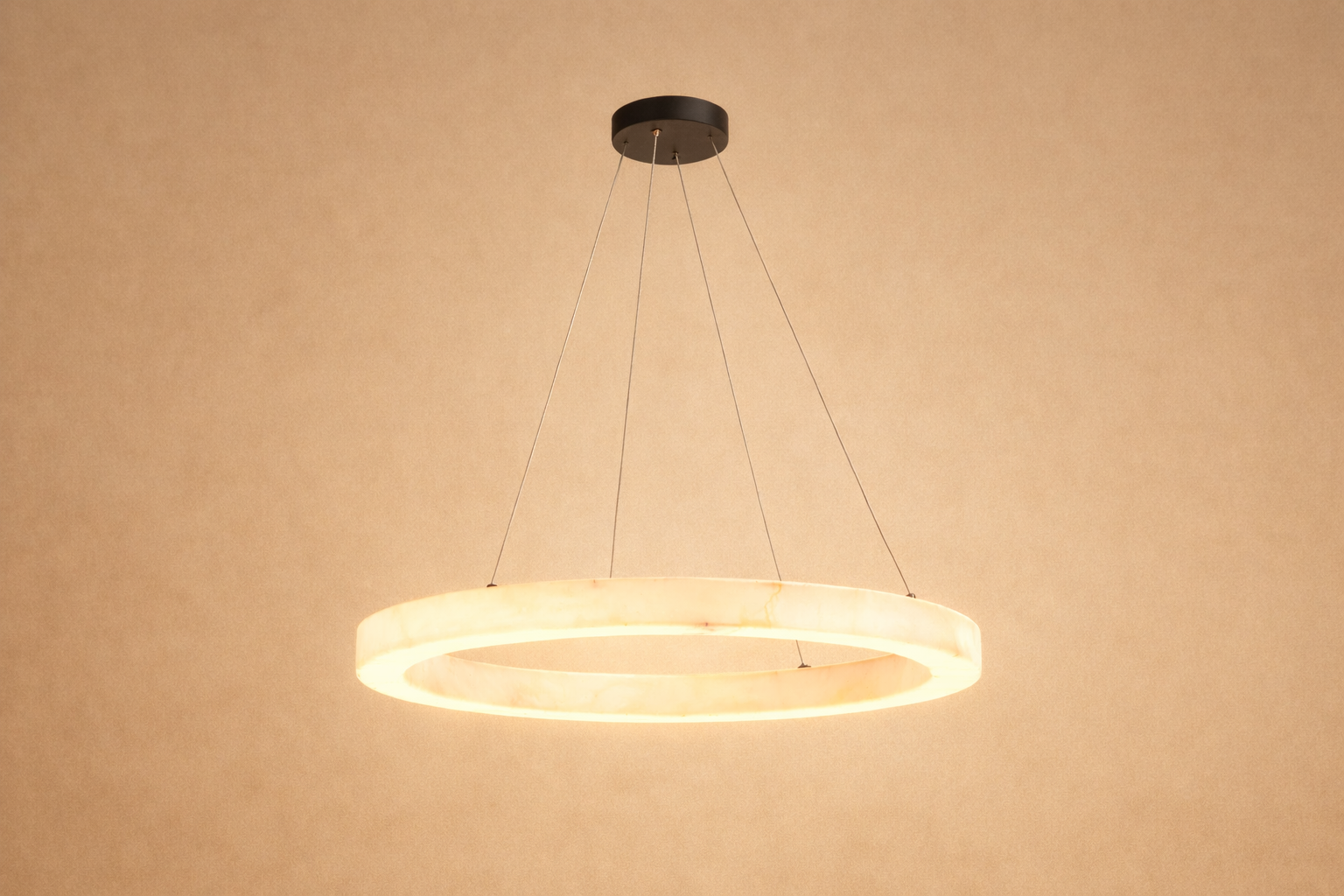 גוף תאורה תלוי אלבר – דמוי שיש אלבסטר דגם ALVERA