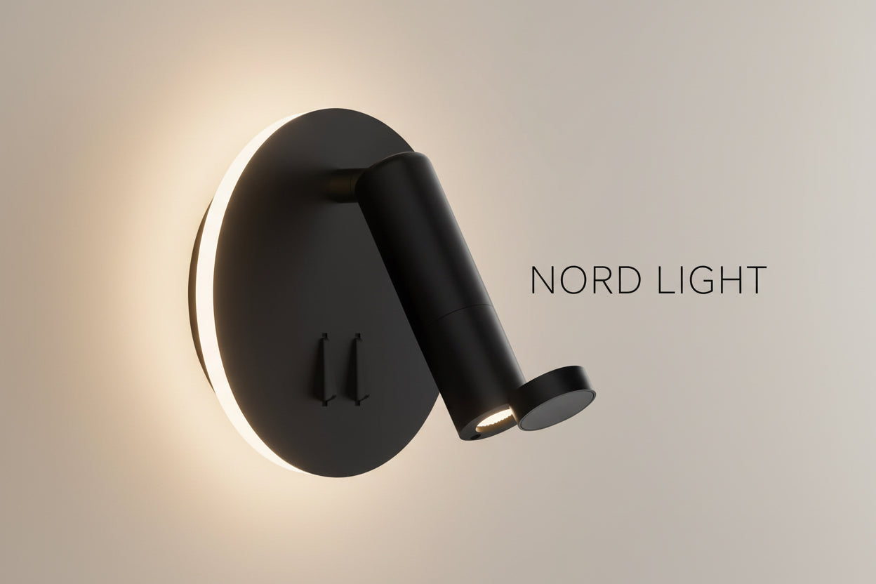 מנורת קיר שבת חכמה לקריאה ואווירה – AURORA ONE מבית NORD LIGHT