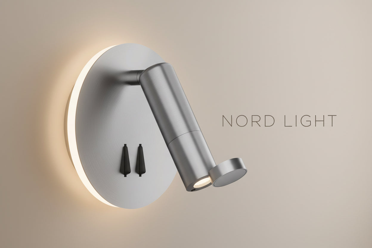 מנורת קיר שבת חכמה לקריאה ואווירה – AURORA ONE מבית NORD LIGHT