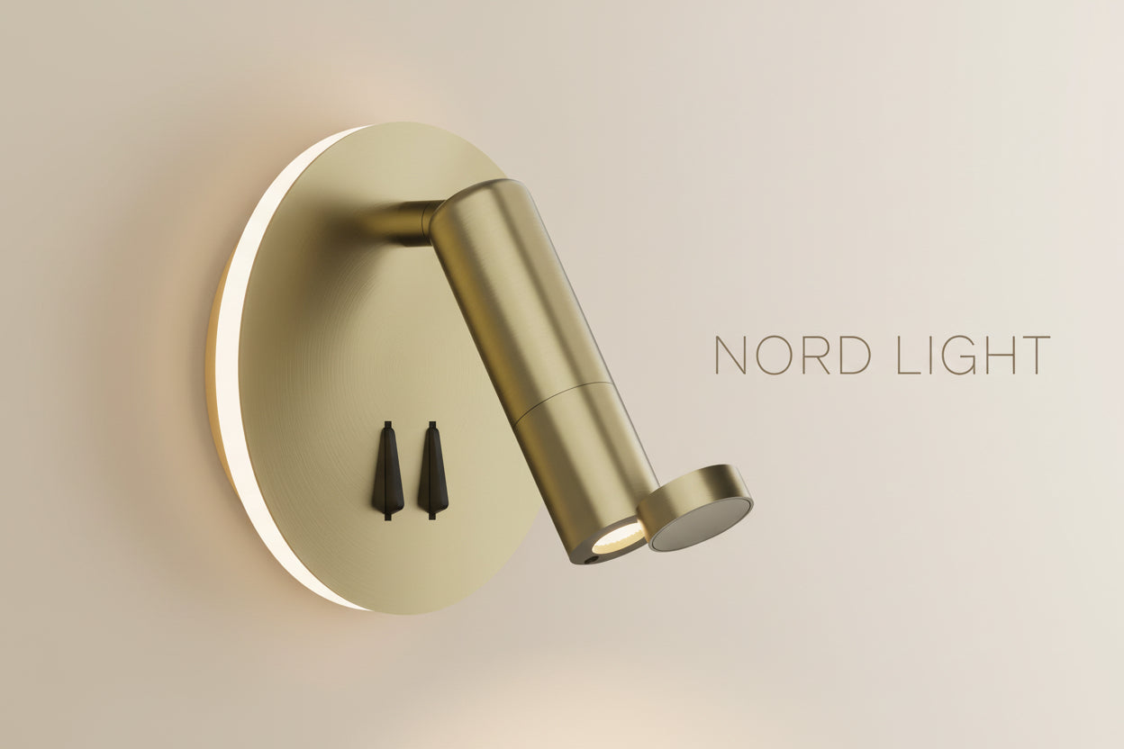 מנורת קיר שבת חכמה לקריאה ואווירה – AURORA ONE מבית NORD LIGHT
