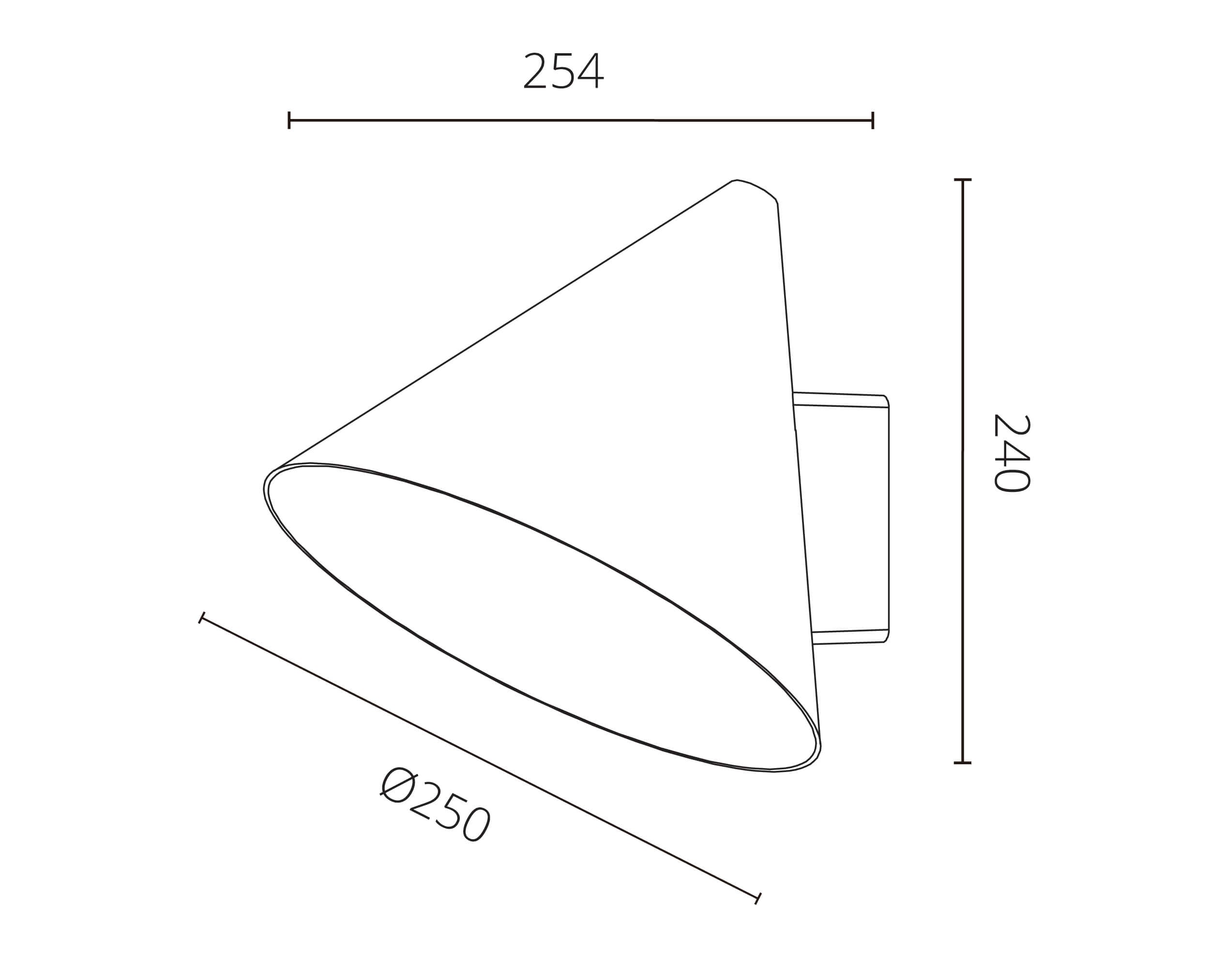 קיר קונוס גינה מודרני