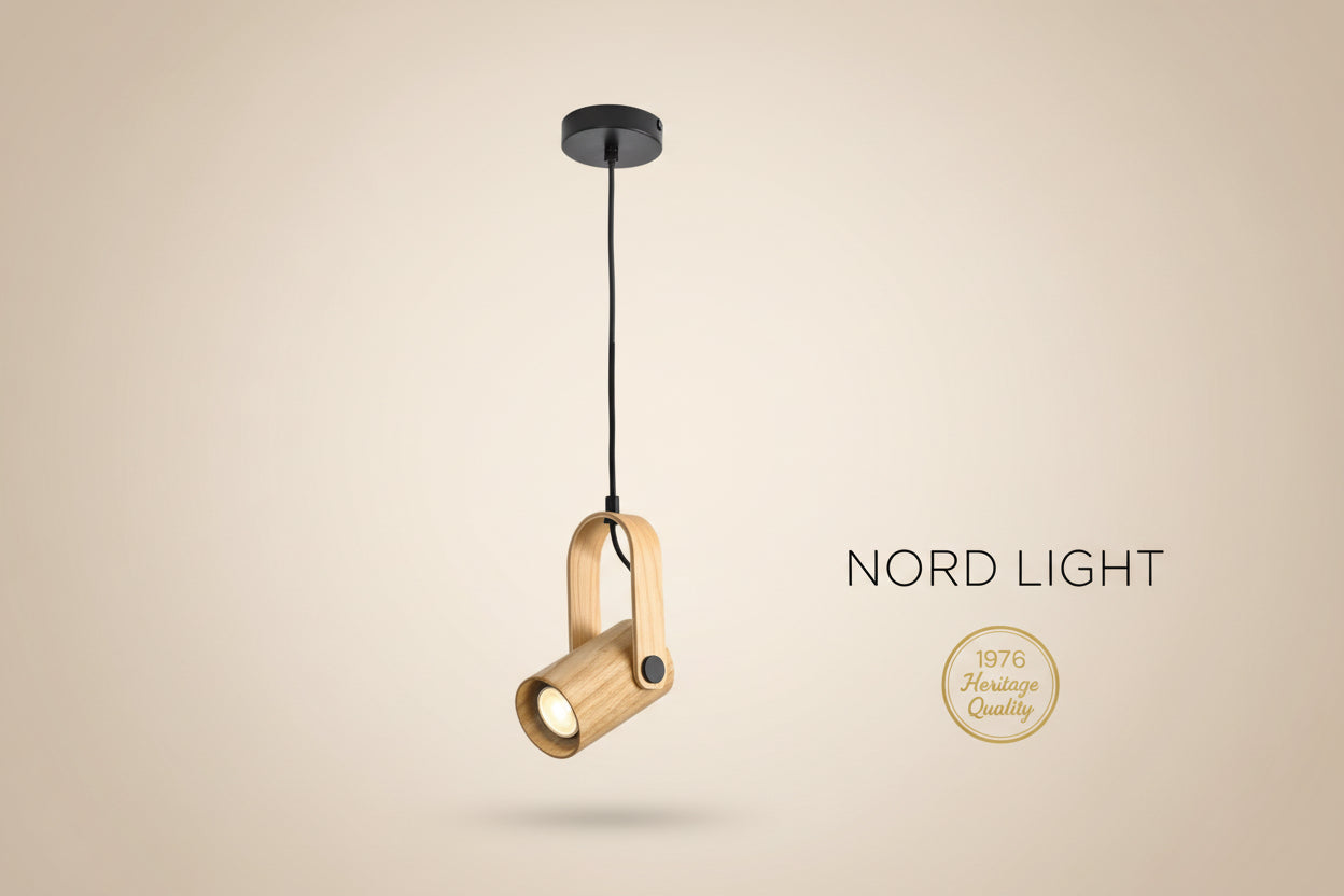 ספוט תלוי נורדי מעץ NORD WOOD