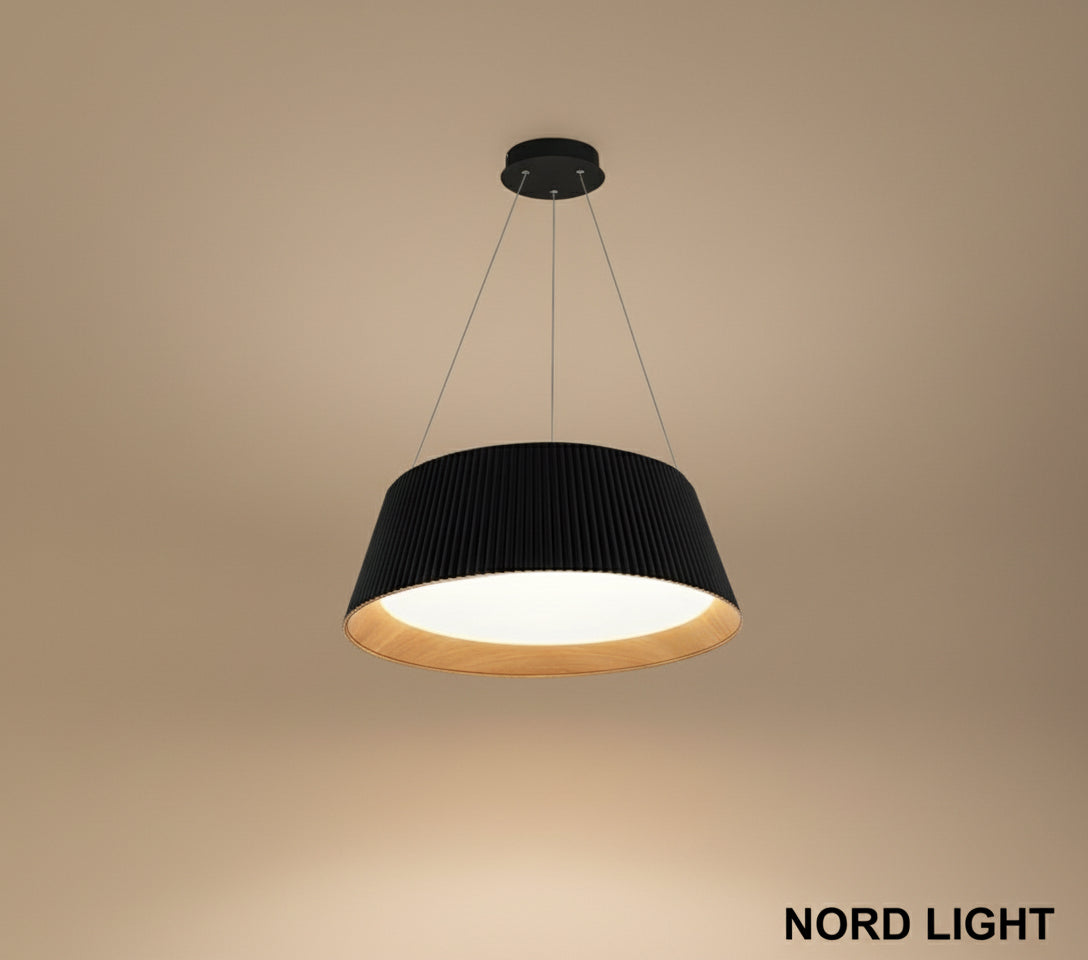 מייבו תאורה תלוי או צמוד WH+WOOD/ BK+WOOD