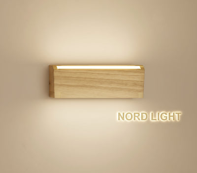 אפליקד קיר מעץ טבעי