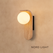 תאורת קיר אבן טבעית – דגם סטון ליין