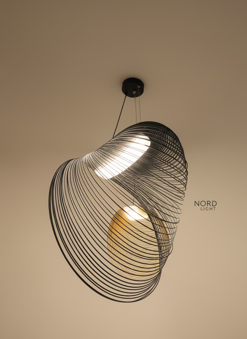 BORA – גוף תאורה אומנותי מעץ