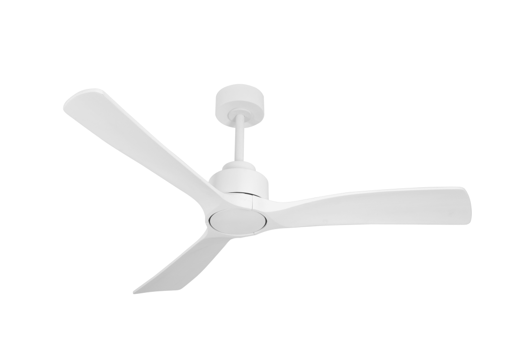 מאוורר צמוד תקרה DC 35W SEVILIA - גימור שחור - כנפיים עץ טבעי