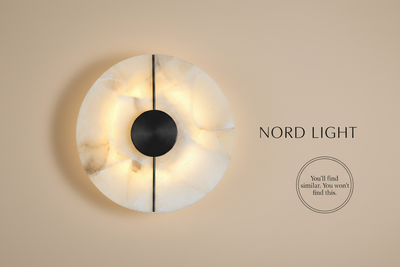 מנורת קיר NORD MARBLE CIRCLE משיש