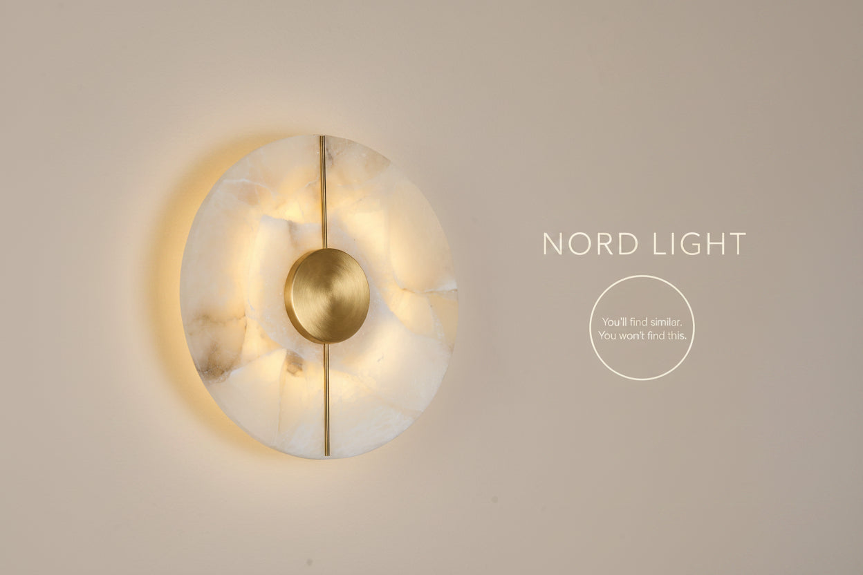 מנורת קיר NORD MARBLE CIRCLE משיש