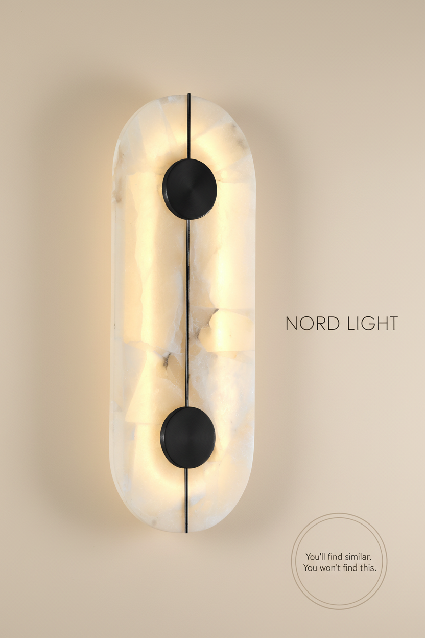 מנורת קיר NORD MARBLE LINE משיש