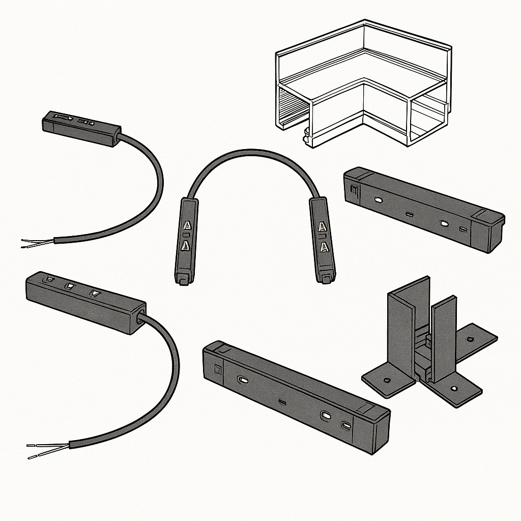 חיבורים למערכת מגנטים
