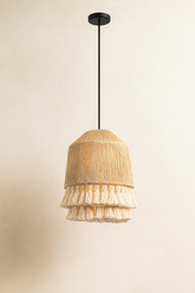 גוף תאורה תלוי – "Boho Natural Tassel"