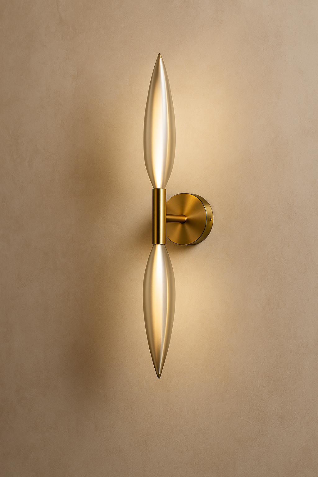 גוף תאורה קיר כפול – דגם טוס LED מודרני