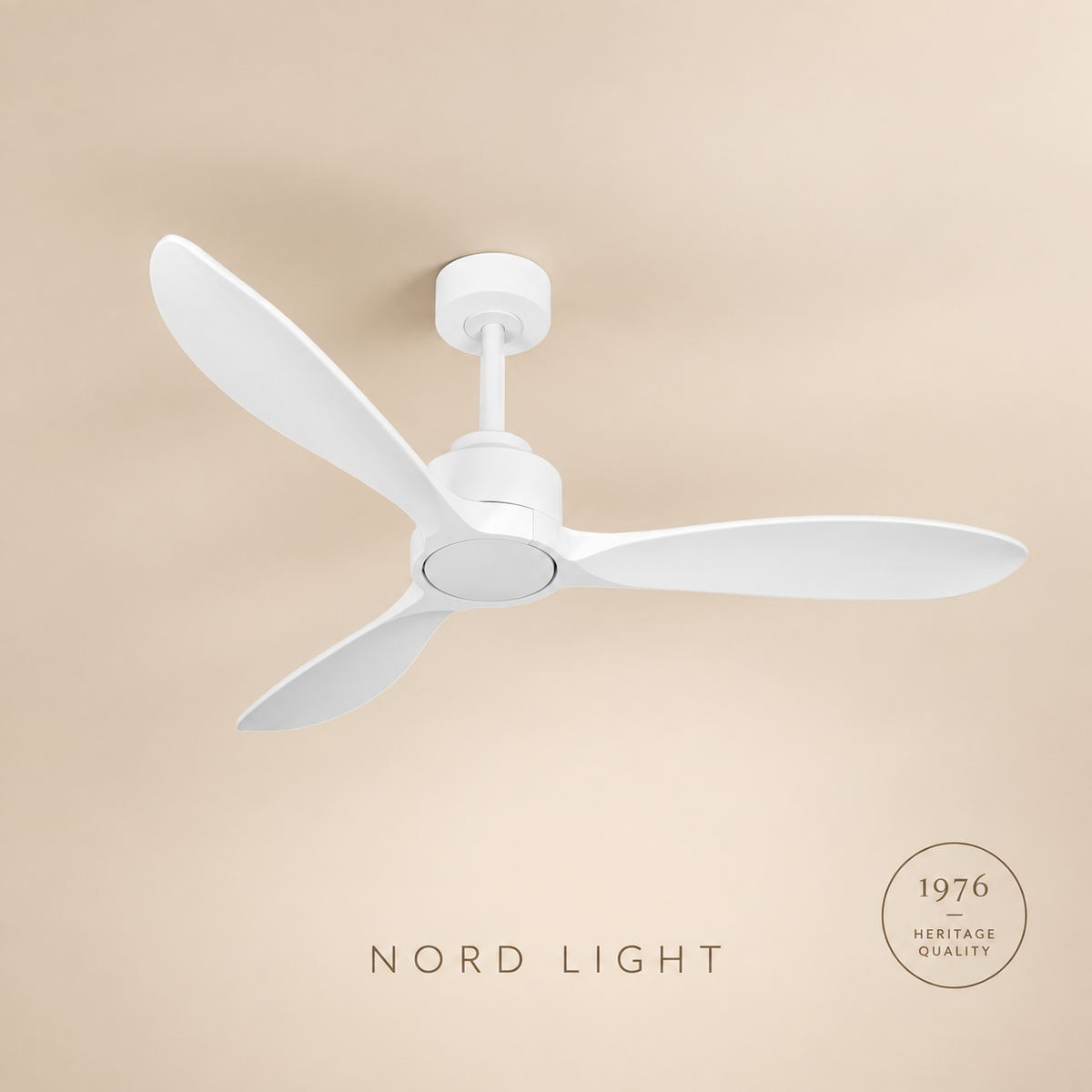 מאוורר תלוי   DC 35W VALENSIA - גימור לבן - כנפיים לבן — FAN CLUB | NORD LIGHT