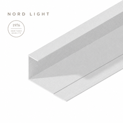ALBA H03 – פס ניתוק וסיומת בגוון לבן מינרלי | NORD LIGHT