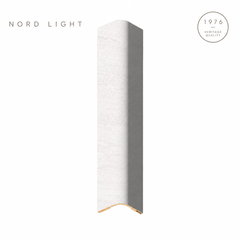 AVORIO H19 – פינה מעוגלת בגוון טרוורטין מולבן | NORD LIGHT