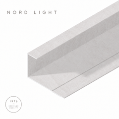 AVORIO H19 – פס ניתוק וסיומת בגוון טרוורטין מולבן | NORD LIGHT