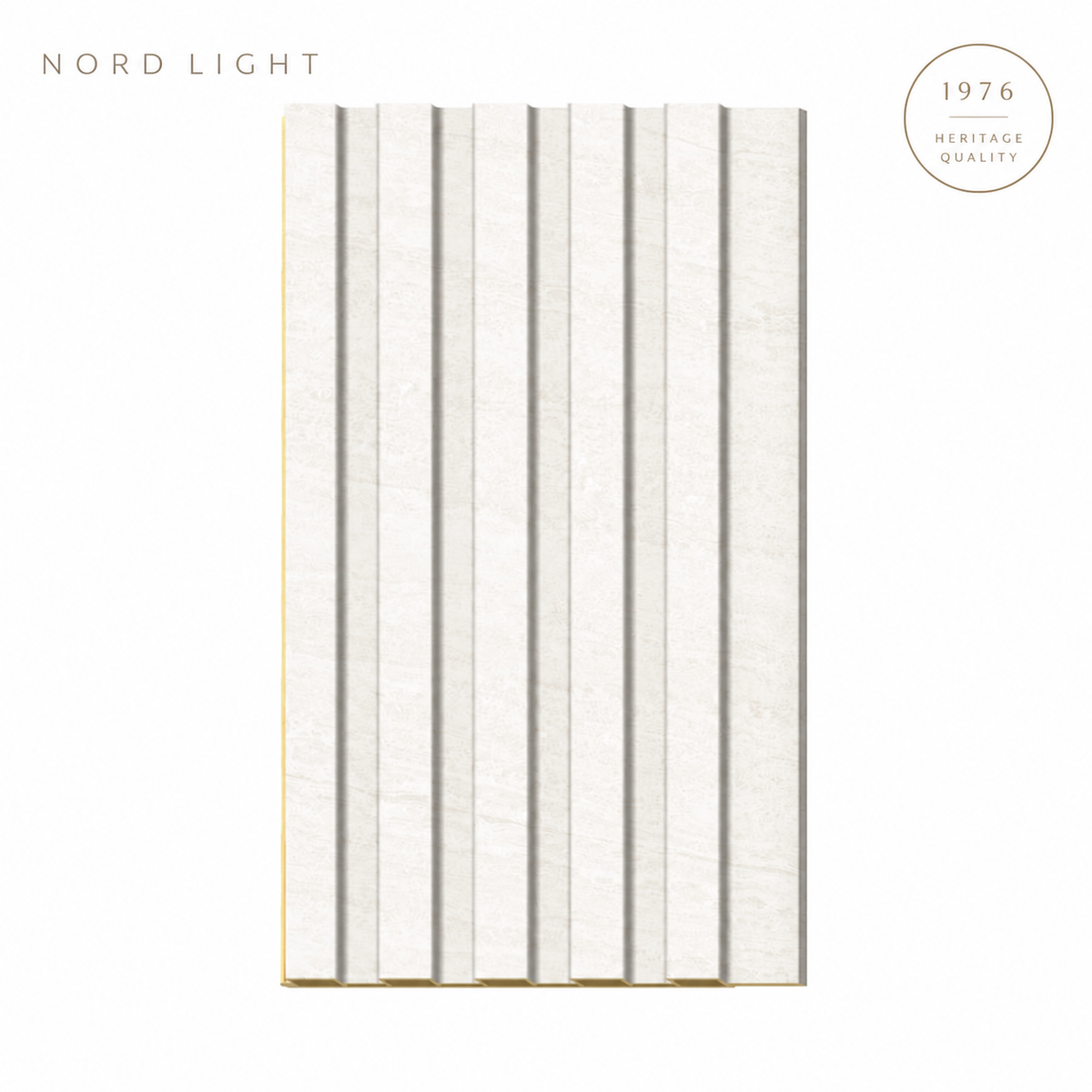 AVORIO H19 – סרגלים תואמים בגוון טרוורטין מולבן | NORD LIGHT