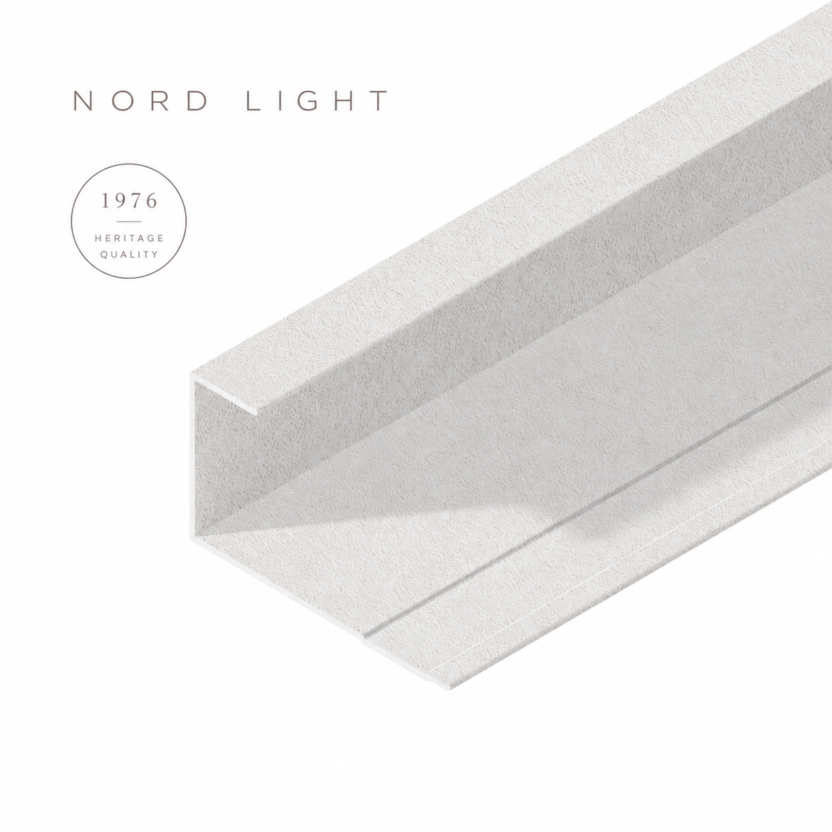BIANCA H05 – פס ניתוק וסיומת בגוון לבן | NORD LIGHT