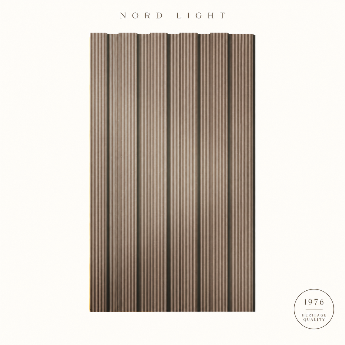 AUREO H02 – סרגלים תואמים בגוון ברונזה מסורקת | NORD LIGHT