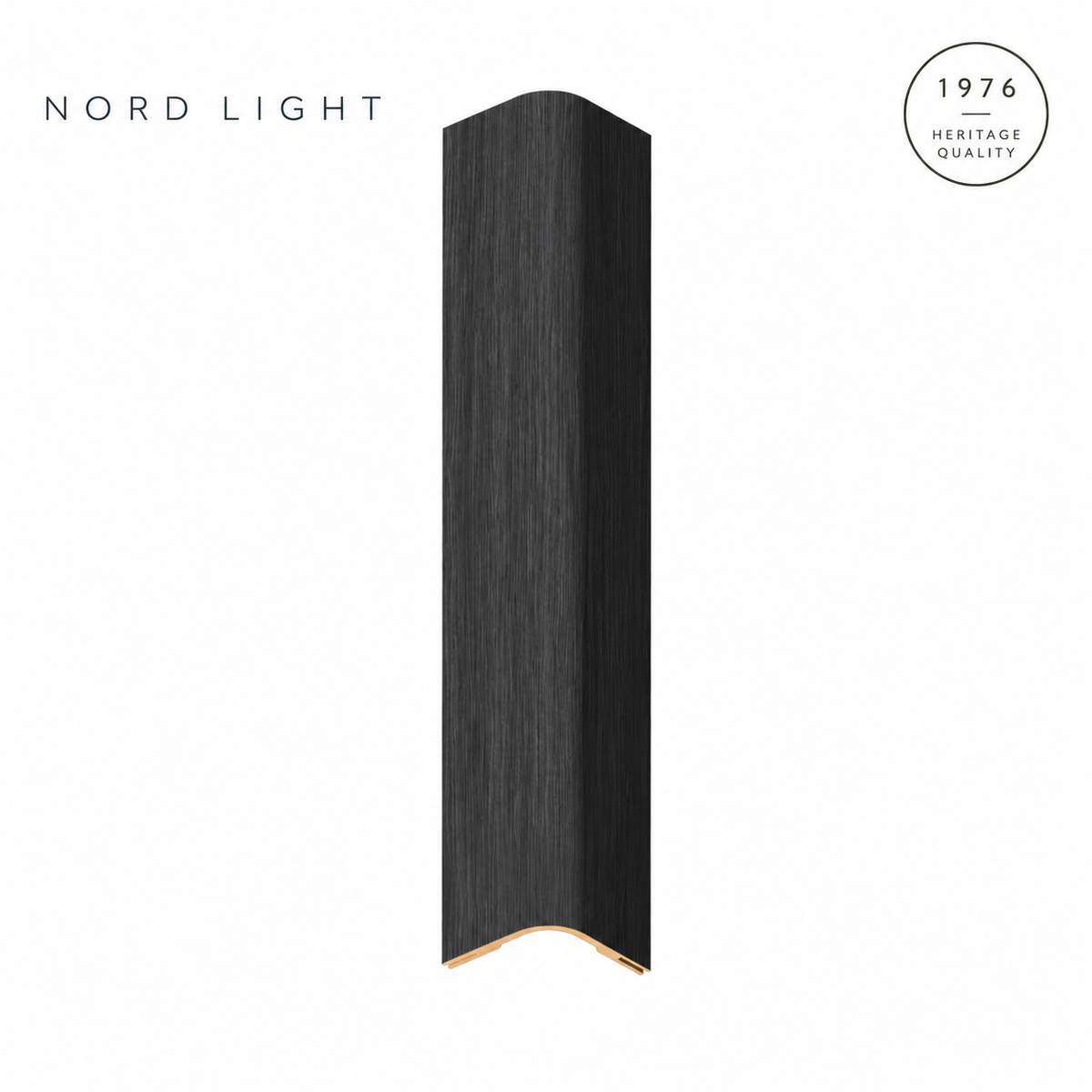 CARBONE H21 – פינה מעוגלת בגוון עץ פחם | NORD LIGHT