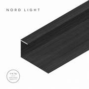 CARBONE H21 – פס ניתוק וסיומת בגוון עץ פחם | NORD LIGHT