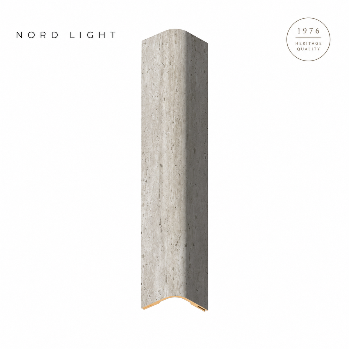 MINERA H11 – פינה מעוגלת בגוון טרוורטין מינרלי | NORD LIGHT