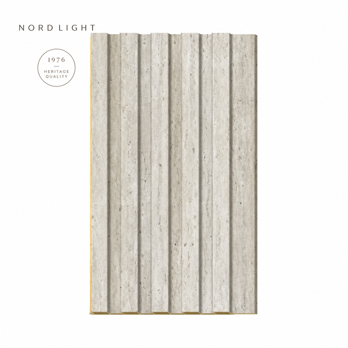 MINERA H11 – סרגלים תואמים בגוון טרוורטין מינרלי | NORD LIGHT