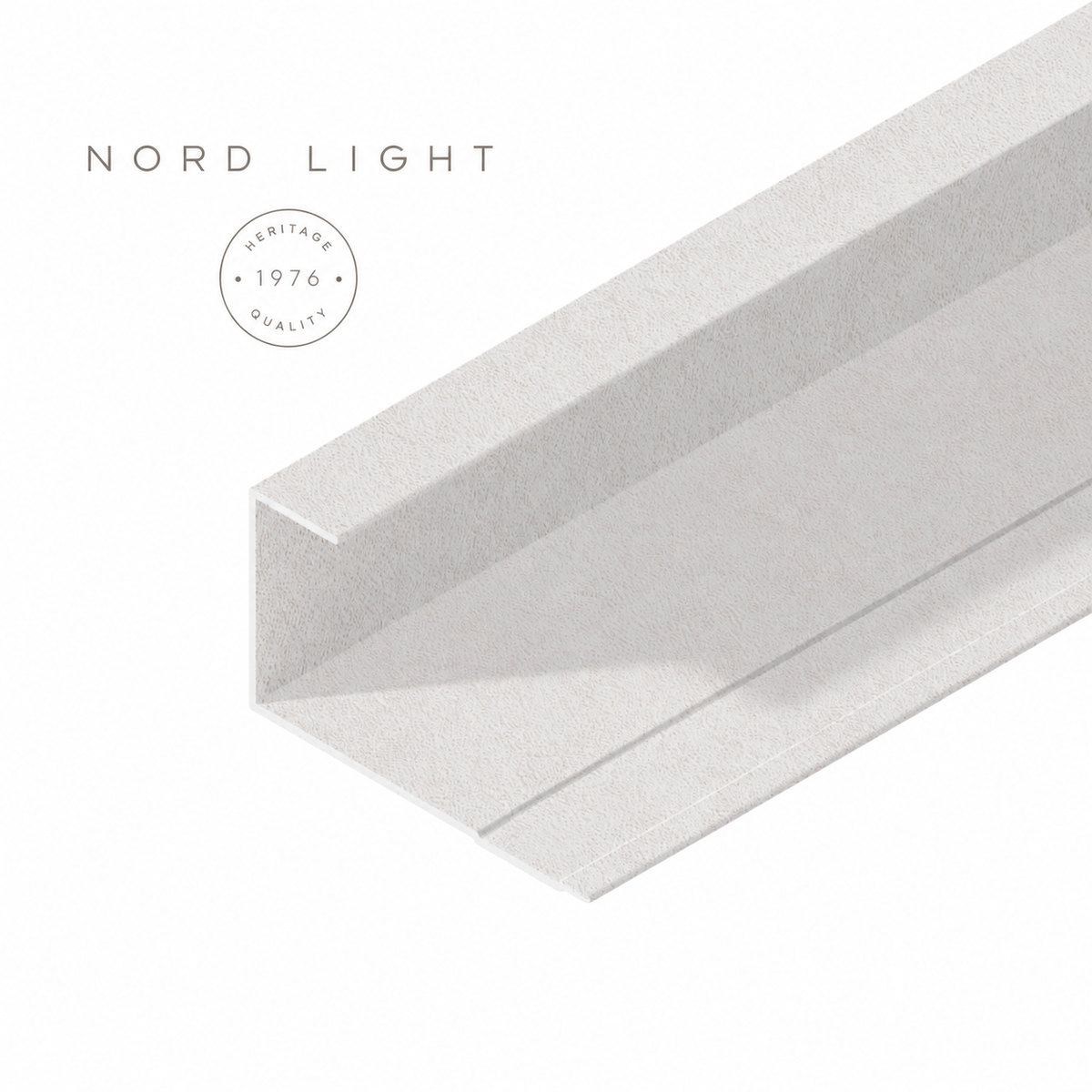 NEVE H06 – פס ניתוק וסיומת בגוון לבן | NORD LIGHT