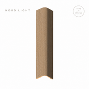 QUERCIA H07 – פינה מעוגלת בגוון אלון טבעי | NORD LIGHT