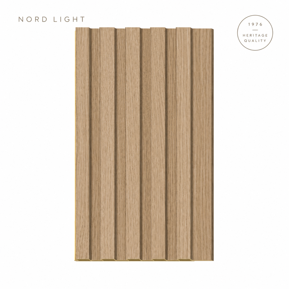 QUERCIA H07 – סרגלים תואמים בגוון אלון טבעי | NORD LIGHT
