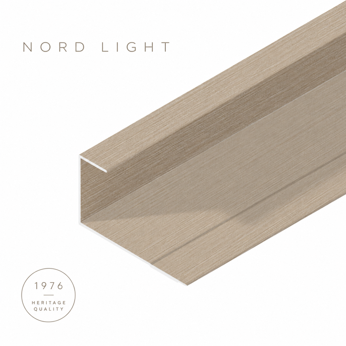 RIGA H20 – פס ניתוק וסיומת בגוון אלון שטרייף | NORD LIGHT
