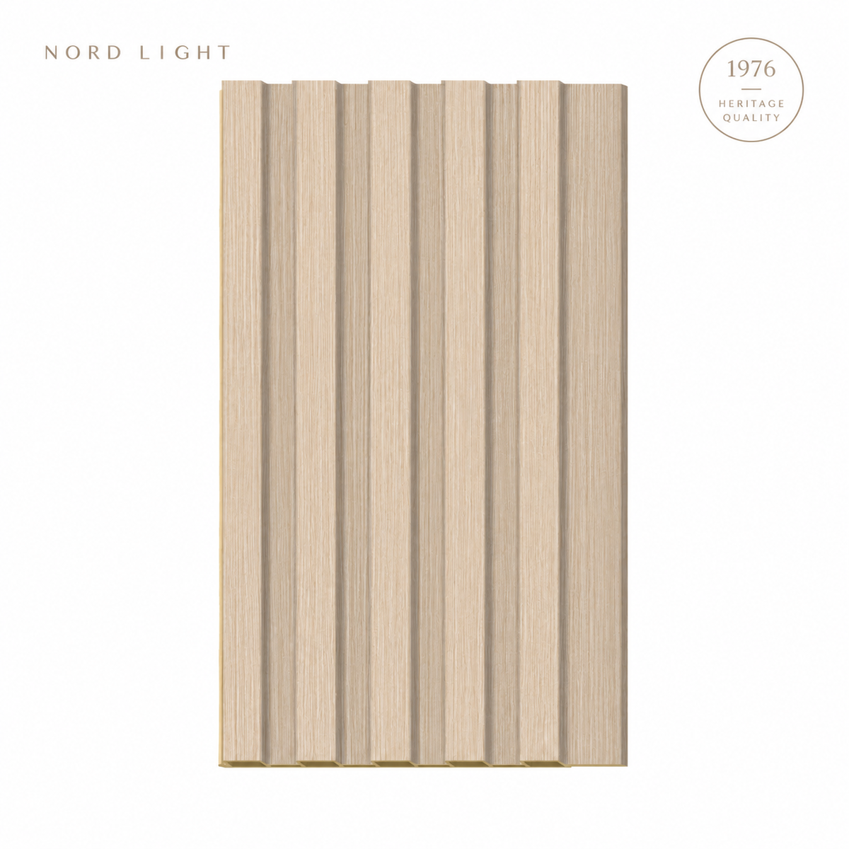RIGA H20 – סרגלים תואמים בגוון אלון שטרייף | NORD LIGHT