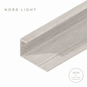 TERRA H10 – פס ניתוק וסיומת בגוון טרוורטין אדמה | NORD LIGHT