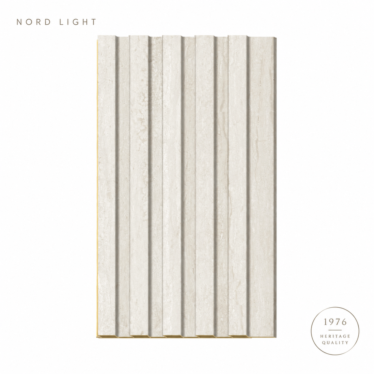 TERRA H10 – סרגלים תואמים בגוון טרוורטין אדמה | NORD LIGHT