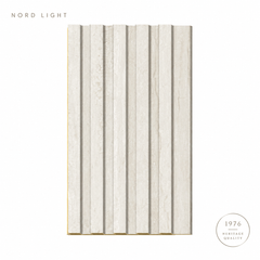TERRA H10 – סרגלים תואמים בגוון טרוורטין אדמה | NORD LIGHT